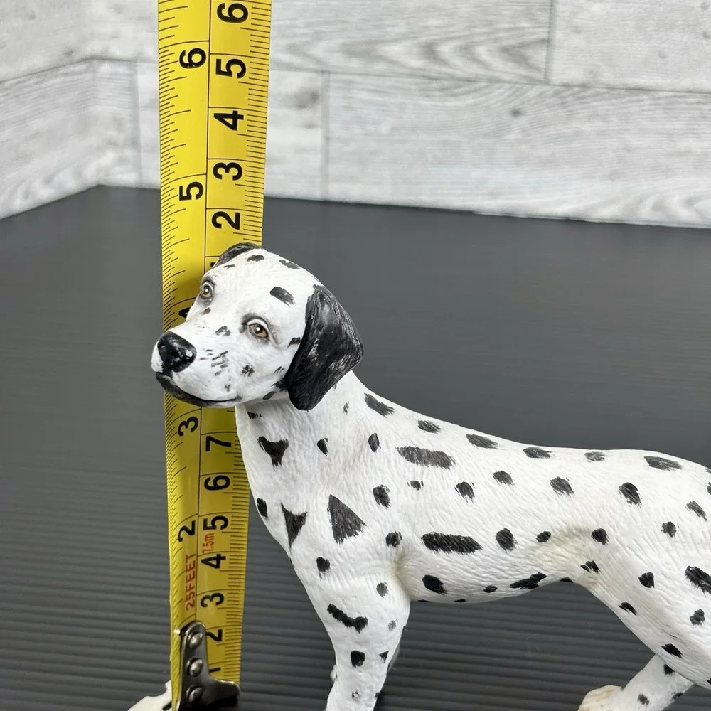 Dalmatian family figurine porcelain puppy dog firemen fireman sculpture Lot of 3
